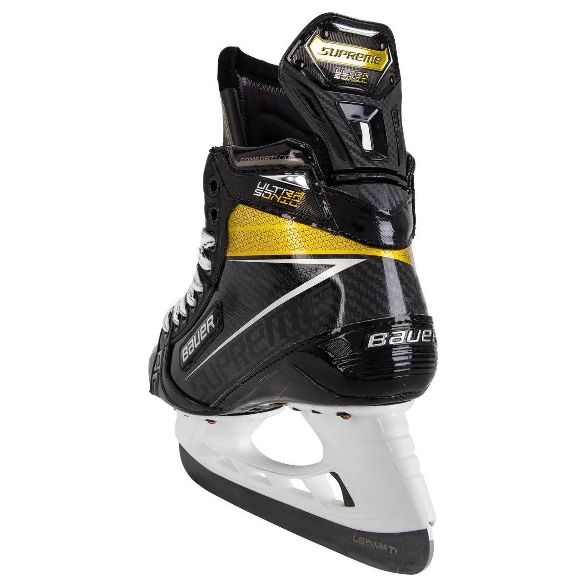 Bauer supreme pro int. Bauer Supreme Ultrasonic коньки. Коньки хоккейные Bauer Supreme Ultrasonic SR s20. Коньки Bauer Supreme one 20. Bauer s190 коньки.