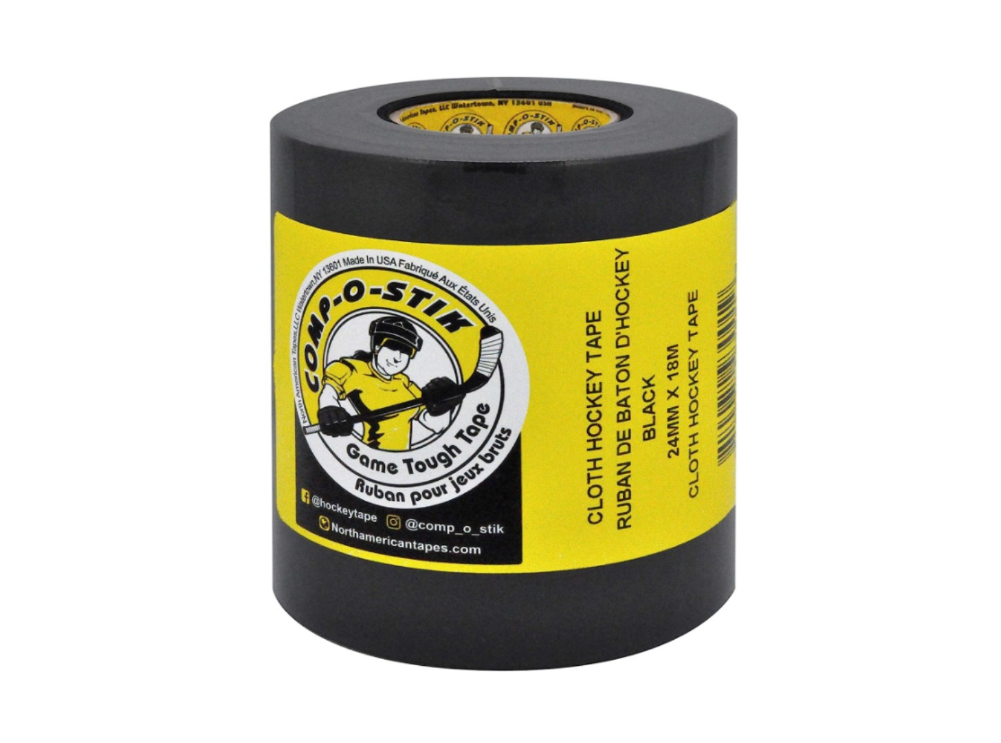 Cloth Tape COMPO Black 3-packproduct zoom image #1